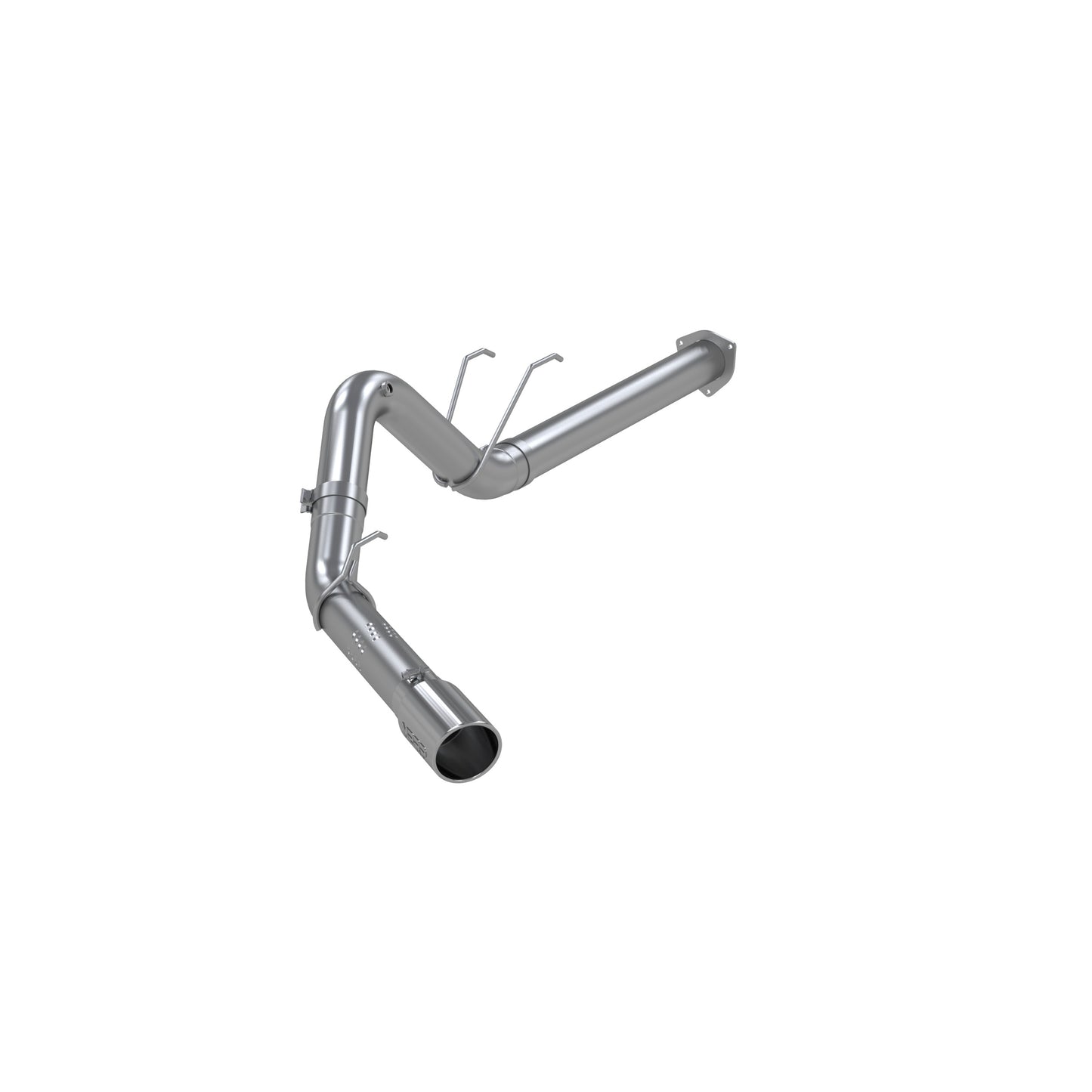 4 Inch Filter Back Single Exhaust Pipe Aluminized Steel For 17-Up Ford F-250/F-350/450 6.7L MBRP
