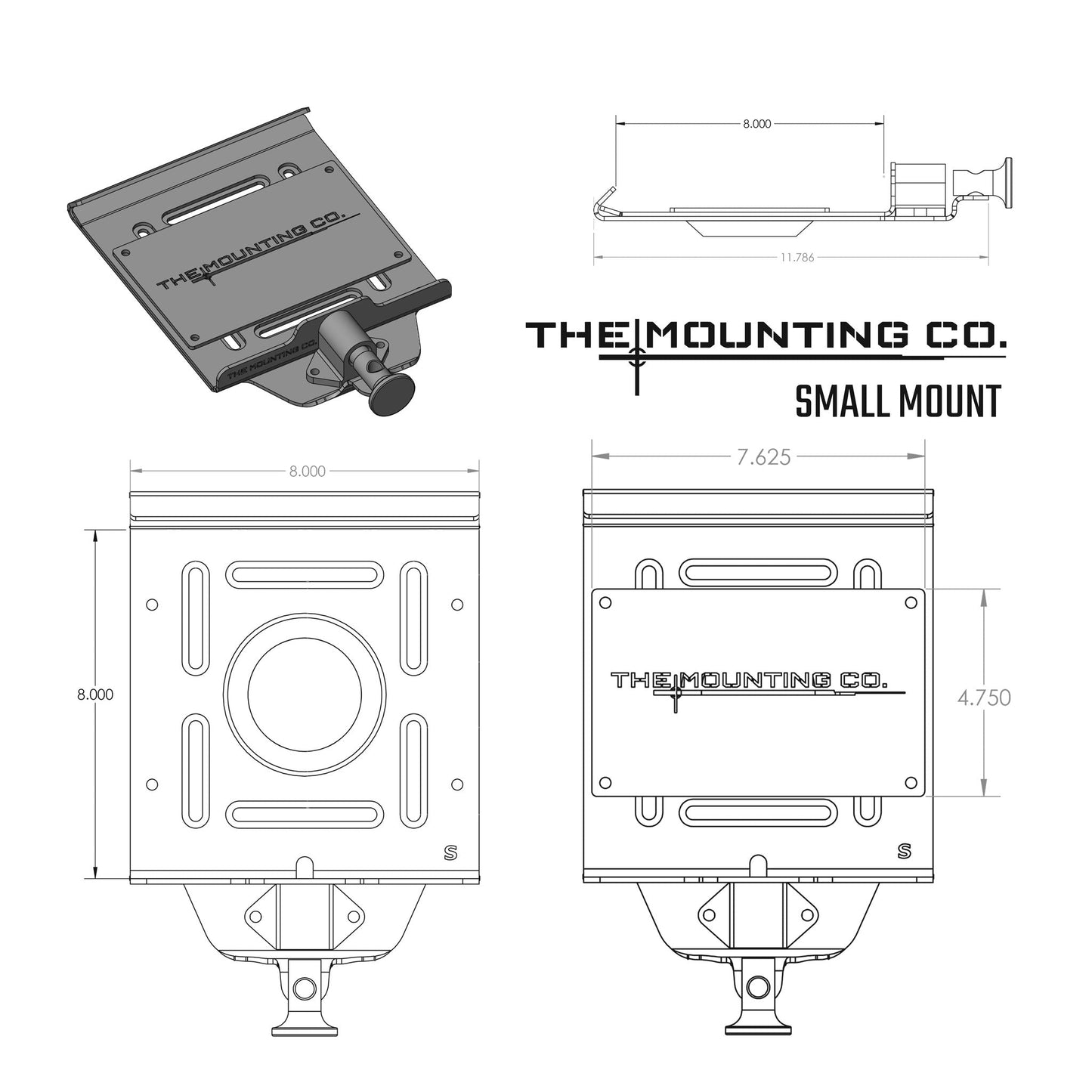 The Mounting Company Small Mount