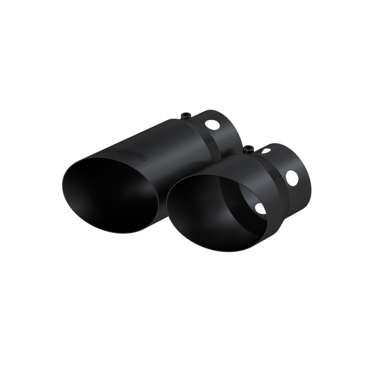 08-Up Ford 6.4L, 6.7L Powerstroke Black-Coated Tip 4 Inch ID 5 Inch Outlet Tip Cover Set 6.75 Inch 9.75 Inch Length MBRP