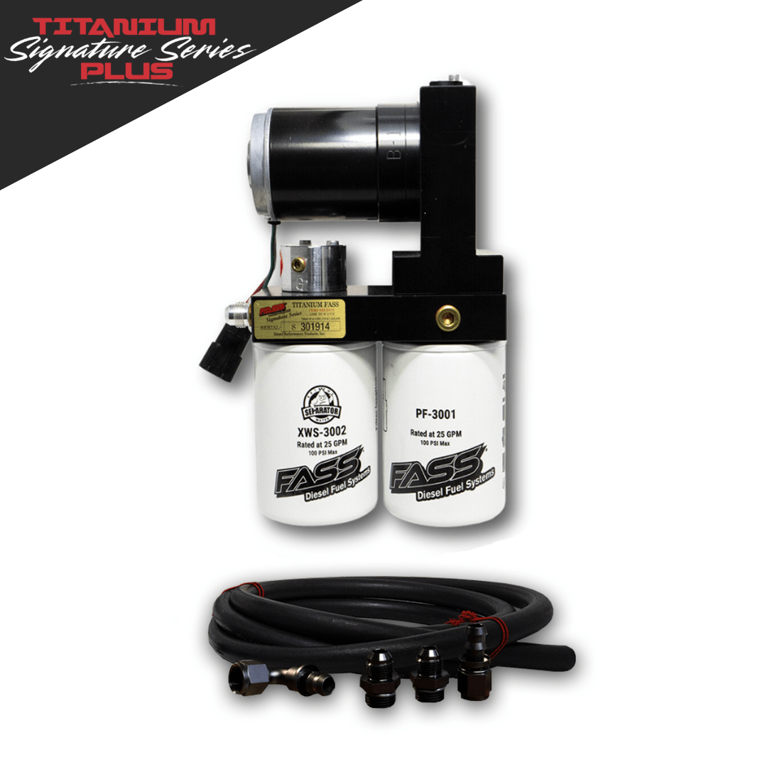Titanium Signature Series Plus Fuel System for 2001-2010 Silverado/Sierra GM DURAMAX 6.6L (Stock-600hp) FASS