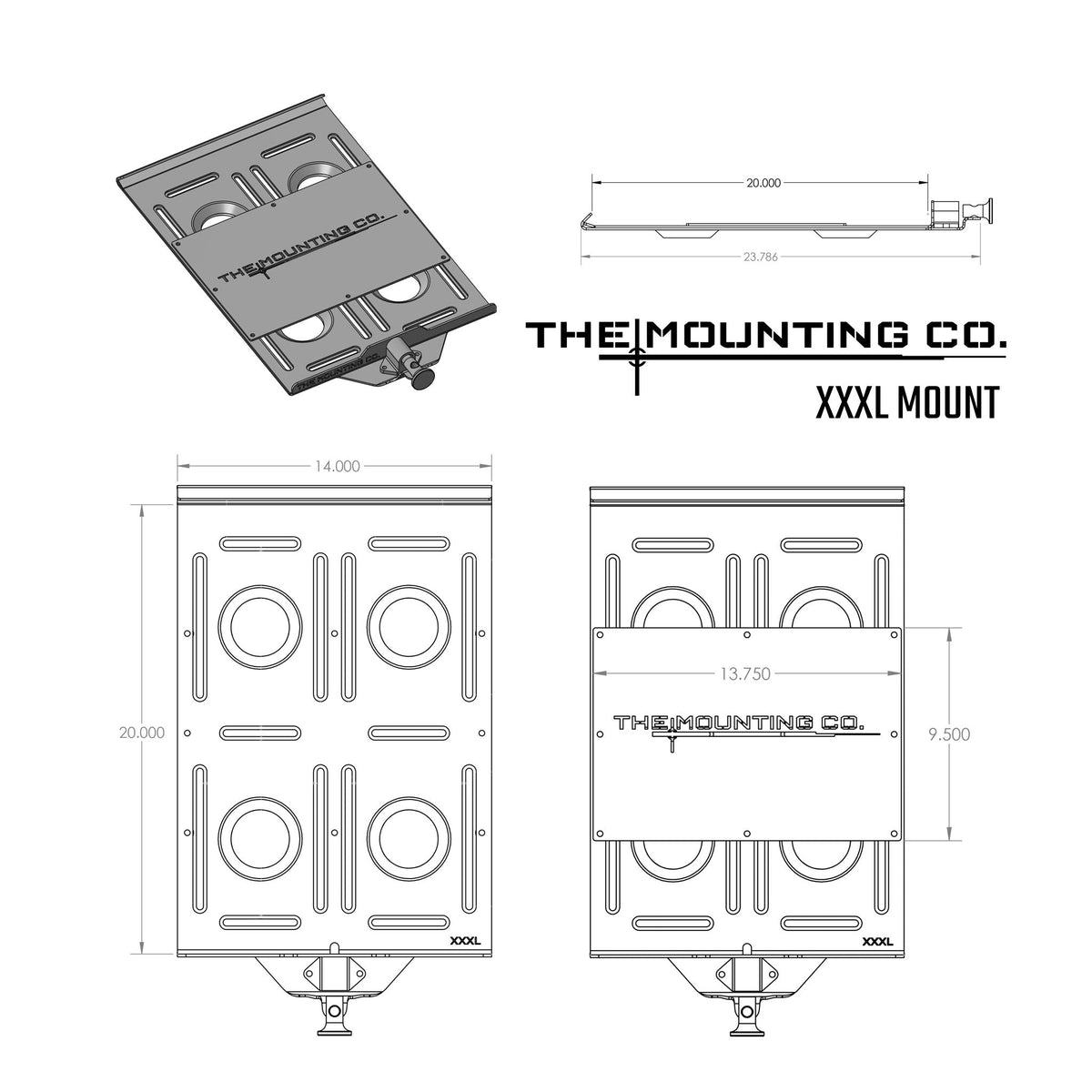 The Mounting Company XXXL Mount